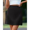 imageBTFBM Women Mini Skirts 2025 Trendy Summer Silk Satin Short Skirt High Waisted ALine Club Party Going Out SkirtsBlack