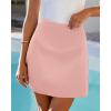 imageBTFBM Women Mini Skirts 2025 Trendy Summer Silk Satin Short Skirt High Waisted ALine Club Party Going Out SkirtsPink
