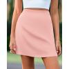 imageBTFBM Women Mini Skirts 2025 Trendy Summer Silk Satin Short Skirt High Waisted ALine Club Party Going Out SkirtsPink