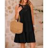 imageBTFBM Women Summer Halter Dresses Casual Spring 2025 Sleeveless ALine Tiered Swing Mini Dress Beach Vacation SundressBlack