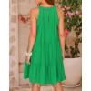 imageBTFBM Women Summer Halter Dresses Casual Spring 2025 Sleeveless ALine Tiered Swing Mini Dress Beach Vacation SundressBright Green