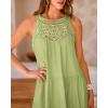 imageBTFBM Women Summer Halter Dresses Casual Spring 2025 Sleeveless ALine Tiered Swing Mini Dress Beach Vacation SundressLight Green