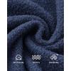 imageBTFBM Womens Long Cardigan Sweater Fall Winter 2025 Long Sleeve Sweaters Coat Open Front Loose Casual Knit OutwearNavy Blue