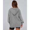 imageBTFBM Womens Oversized Hoodies Casual Fleece Long Sleeve V Neck Sweatshirts 2025 Trendy Spring Outfits Fall ClothesGrey