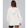 imageBTFBM Womens Oversized Hoodies Casual Fleece Long Sleeve V Neck Sweatshirts 2025 Trendy Spring Outfits Fall ClothesWhite