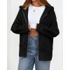 imageBTFBM Womens Zip Up Hoodies Fleece Cropped Sweatshirts 2025 Fall Fashion Outfits Casual Y2k Jackets Winter ClothesBlack