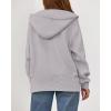 imageBTFBM Womens Zip Up Hoodies Fleece Cropped Sweatshirts 2025 Fall Fashion Outfits Casual Y2k Jackets Winter ClothesGrey