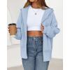 imageBTFBM Womens Zip Up Hoodies Fleece Cropped Sweatshirts 2025 Fall Fashion Outfits Casual Y2k Jackets Winter ClothesLight Blue