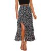 Print Floral Black