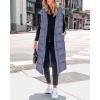 imageBTFBM Long Puffer Vest Women Quilted Hooded Button Down Zip Up Sleeveless Vests Outerwear Padded Jacket Fall Winter CoatBlue Purple