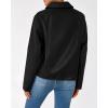 imageBTFBM Womens Faux Leather Jacket Fall Winter Clothes 2025 Long Sleeve Button Down Oversized Motorcycle Coats OutwearBlack