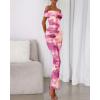 imageBTFBM Off Shoulder Bodycon Dresses for Women 2025 Summer Ruched Split Mesh Cocktail Party Club Floral Maxi DressFloral Purple