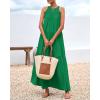 imageBTFBM Summer Halter Dresses for Women 2025 Casual Spring Hollow Out Sleeveless Boho Sundresses Beach Vacation Maxi DressGreen