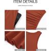 imageBTFBM Summer Maxi Dresses for Women 2025 Sleeveless Casual Ruched High Waisted Tank Long Sundress Flowy Beach Fall DressBrick Red