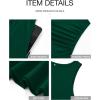 imageBTFBM Summer Maxi Dresses for Women 2025 Sleeveless Casual Ruched High Waisted Tank Long Sundress Flowy Beach Fall DressDark Green