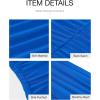 imageBTFBM Women 2025 Summer One Shoulder Bodycon Ruched Maxi Dress Slit Mesh Long Formal Cocktail Fall Wedding Guest DressesBlue