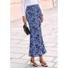 imageBTFBM Womens Floral Mesh Maxi Skirt Elastic High Waisted Boho Elegant Mermaid 2025 Summer Fall Long Skirts for WomenDusty Blue