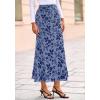 imageBTFBM Womens Floral Mesh Maxi Skirt Elastic High Waisted Boho Elegant Mermaid 2025 Summer Fall Long Skirts for WomenDusty Blue