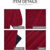 imageBTFBM Spring Empire Waist Dress for Women 2025 Summer Smocked Crewneck Puff Short Sleeve Beach Vacation Mini DressesRed