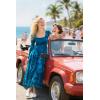 imageBTFBM Women Maxi Dress Fall 2025 Fashion Elegant Long Sleeve Square Neck Floral Print Party Club Wedding Guest DressesFloral Blue Green