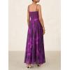 imageBTFBM Women Summer Floral Maxi Dresses Elegant Spaghetti Strap Dress Printed Party Dress Beach Long DressesFloral Purple