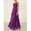 imageBTFBM Women Summer Floral Maxi Dresses Elegant Spaghetti Strap Dress Printed Party Dress Beach Long DressesFloral Purple