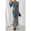 imageBTFBM Wedding Guest Dresses for Women Fall Fashion 2025 Bodycon Long Sleeve Boho Mesh Party Cocktail Floral Maxi DressFloral Blue Black