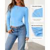 imageBTFBM Womens Long Sleeve Tops Fall Fashion 2025 Ribbed Slim Fit Y2K Boat Neck T Shirts Casual Going Out Workout OutfitsLight Blue