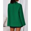 imageBTFBM Blazers for Women 2025 Fall Business Casual Clothes Open Front Oversized Winter Coats Work Office Suit JacketsGreen