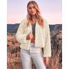 imageBTFBM Winter Coats For Women Faux Fur Jacket Soft Long Sleeve Fluffy Open Front Outerwear Fall Outfits 2025Apricot