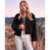 imageBTFBM Winter Coats For Women Faux Fur Jacket Soft Long Sleeve Fluffy Open Front Outerwear Fall Outfits 2025Black