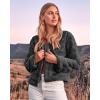 imageBTFBM Winter Coats For Women Faux Fur Jacket Soft Long Sleeve Fluffy Open Front Outerwear Fall Outfits 2025Dark Grey