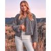 imageBTFBM Winter Coats For Women Faux Fur Jacket Soft Long Sleeve Fluffy Open Front Outerwear Fall Outfits 2025Light Grey