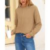 imageBTFBM Womens Loose Pullover Sweaters Fall Winter Clothes 2025 Crewneck Slouchy Sweater Long Sleeve Casual Knitted TopsKhaki