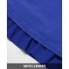 imageBTFBM Long Sleeve Fall Dresses for Women 2025 Summer Casual Tie Neck Ruffle Tiered A Line Wedding Guest Short Mini DressLong Sleeve Bright Blue