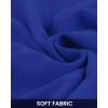 imageBTFBM Long Sleeve Fall Dresses for Women 2025 Summer Casual Tie Neck Ruffle Tiered A Line Wedding Guest Short Mini DressLong Sleeve Bright Blue