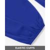 imageBTFBM Long Sleeve Fall Dresses for Women 2025 Summer Casual Tie Neck Ruffle Tiered A Line Wedding Guest Short Mini DressLong Sleeve Bright Blue