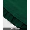 imageBTFBM Long Sleeve Fall Dresses for Women 2025 Summer Casual Tie Neck Ruffle Tiered A Line Wedding Guest Short Mini DressLong Sleeve Dark Green