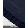 imageBTFBM Long Sleeve Fall Dresses for Women 2025 Summer Casual Tie Neck Ruffle Tiered A Line Wedding Guest Short Mini DressLong Sleeve Navy