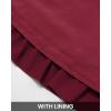 imageBTFBM Long Sleeve Fall Dresses for Women 2025 Summer Casual Tie Neck Ruffle Tiered A Line Wedding Guest Short Mini DressLong Sleeve Red