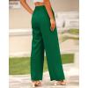 imageBTFBM Women High Waist Palazzo Pants Fall 2025 Casual Wide Leg Trousers Loose Work Office Business Suit Pant PocketsGreen