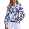 Striped White Blue