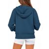 imageBTFBM Zip Up Hoodie Women Long Sleeve Fall Fashion Sweatshirt Fleece Y2K Hooded Jacket 2025 Trendy Winter ClothesDark Blue