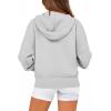 imageBTFBM Zip Up Hoodie Women Long Sleeve Fall Fashion Sweatshirt Fleece Y2K Hooded Jacket 2025 Trendy Winter ClothesGrey
