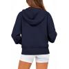 imageBTFBM Zip Up Hoodie Women Long Sleeve Fall Fashion Sweatshirt Fleece Y2K Hooded Jacket 2025 Trendy Winter ClothesNavy