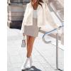 imageBTFBM Faux Fur Jacket Women Fluffy Winter Coats Zip Up Fuzzy Jackets Long Sleeve Furry Coat Shaggy 2025 Fall ClothesBeige