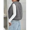 imageBTFBM Faux Fur Vest For Women 2025 Trendy Fall Sleeveless Cropped Fuzzy Jacket Fluffy Winter Coats Furry Vests OuterwearGrey