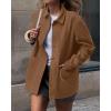 imageBTFBM Faux Suede Jacket Women Fall Fashion 2025 Leather Jackets Long Sleeve Button Down Winter Coats Shackets OuterwearCamel