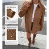 imageBTFBM Faux Suede Jacket Women Fall Fashion 2025 Leather Jackets Long Sleeve Button Down Winter Coats Shackets OuterwearCamel