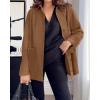 imageBTFBM Faux Suede Jacket Women Fall Fashion 2025 Leather Jackets Long Sleeve Button Down Winter Coats Shackets OuterwearCamel